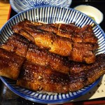 うなみ - 鰻丼 特 ¥2400 (肝吸い+漬物)