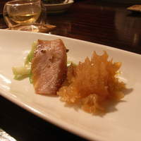 文菜華 - 生ザーサイの和え物・トントロ叉焼・中華くらげ