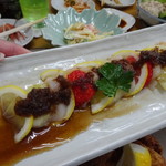 四ツ木製麺所 - ほたてのカルパッチョ