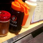 お好み焼き 八昌 - 卓上セッティング