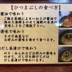 Kisetsu Ryouri Narumi - ひつまぶしの食べ方