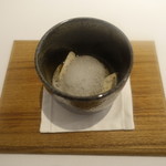 ラ クレリエール - 白レバーフラン きのこ、トリュフソース（味も名前もうろ覚え下仁田ネギのフランかも知れません。）