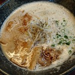 つけ麺 ぼうず - 背脂魚介らぁ麺(850円)