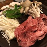 お食事処 いなかや - 飛騨牛入り朴葉みそ