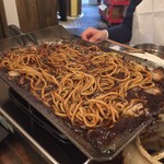 肉食おやぶん 土方肉蔵 - 締めの焼きそば