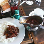 トリム - さすがお肉の殿堂：万世のカフェのハヤスライス！