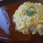 骨だしカレー 片岡屋 - 盛り付けいいですね〜