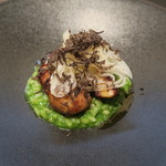 スゥリル - 30年2月　牡蠣　フォアグラ　春菊　長葱