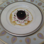 名古屋マリオットアソシアホテル - 本鮪の”づけ”キャビアのせ 金箔飾り