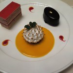 名古屋マリオットアソシアホテル - ミクニが贈る 三種のガトー盛り合わせ