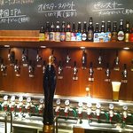 CRAFT BEER MARKET - サーバーが25個も並ぶ