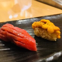 すし京辰 恵比寿店 - 中トロ＆ウニ