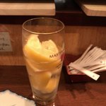 おでん・お酒 さいとう - 飲みかけの氷レモンサワー