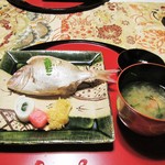 一風庵 - ⑩お食事。鯛御飯。
