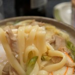 糸庄 - 麺は平打ち