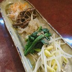 肉料理 大森 - ナムル盛り合わせ