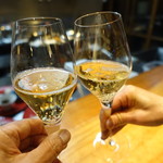 明道町中国菜 一星 - 泡で乾杯♪