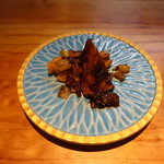 明道町中国菜 一星 - 知多平松農園の椎茸、レンコンXO醤