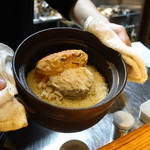 明道町中国菜 一星 - ズワイガニの炊き込みご飯が、、