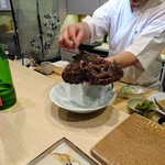 味あら井 - 威嚇する虎魚君