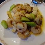 赤坂 四川飯店 - 海鮮料理：エビのＸＯ醤炒め