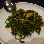 赤坂 四川飯店 - 四川飯店名菜：青椒肉絲