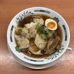 日高屋 - ワンタン麺 590円