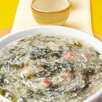 Rock seaweed soup