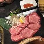 高麗房 - 上ネギタン塩焼き