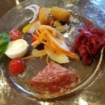 緑のイスキア - 「前菜盛り合わせのランチセット」