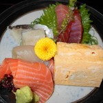 割烹 九重 - 刺身定食の刺身