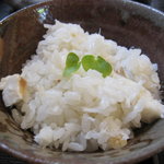 手打そば茶寮 まつ野 - 鯛の炊き込みご飯