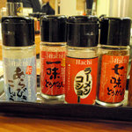 あづま家 - 薬味各種