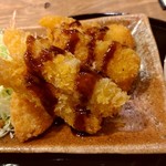 豊丸水産 - 【2018.2.19(月)】本日のワンコインランチ(ミックスフライ)500円のミックスフライ