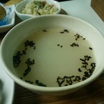 ポカポカ - 「日替わりランチ」のスープ