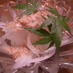 銀座 らん月 - 夏メニュー・タマネギサラダ
