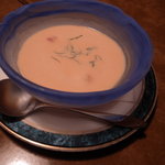 銀座 らん月 - 夏メニュー・トマトの冷製スープ
