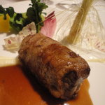 リストランテASO - 熟成牛を巻いたあぐー豚のインボルチーニ