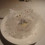 リストランテASO - チョコレートのムース　黒さくらんぼのコンポートと共に