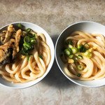 手打うどん たむら - かけ＆しょうゆ