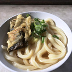 手打うどん たむら - かけうどん＆昆布天