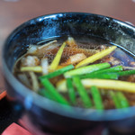 ひびき庵 - 鴨汁（かもじる）