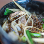 ひびき庵 - 鴨汁（かもじる）の合鴨肉（あひがもにく）