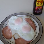 鈴屋食堂 - ハムエッグ