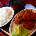 Ni hao - 鶏の唐揚げ定食　700円
