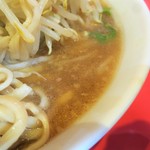 ラーメン二郎 - スープ