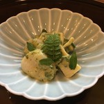 新町 和けい - 筍と帆立の木の芽和え