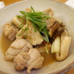 Jijibaba Mokubatei - 原木しいたけと鶏もものゴマ油炒め