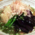 千真野 - 豆腐と茄子と長芋の揚げ出し750円
