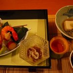 ホテルグランヴィア和歌山　日本料理毬 - 先付けです
